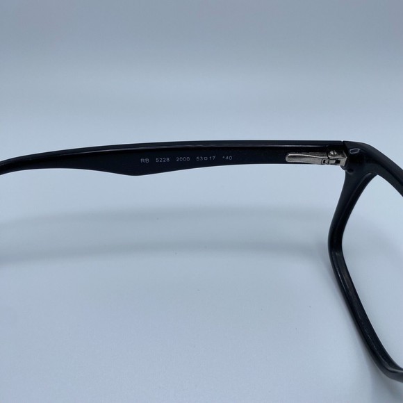 Ray-Ban RB 5228 53mm Acetate Full Rim Eyeglasses - Black - Picture 5 of 11